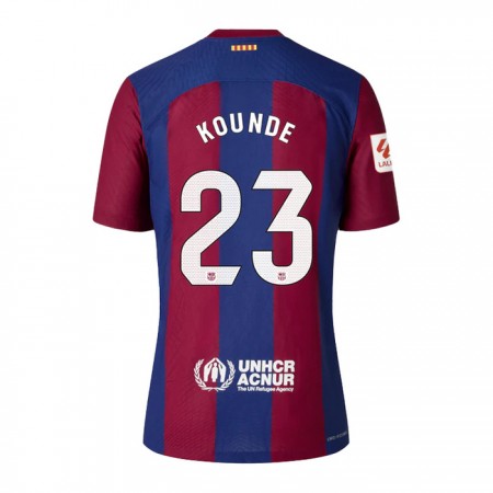 Virallinen pelipaita FC Barcelona Kounde 23 Koti 2023-24 Lyhythihainen - Miesten